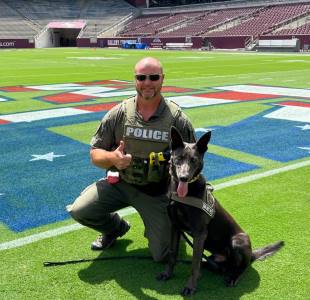 Explosives Detection Dog ECHO atTAMU